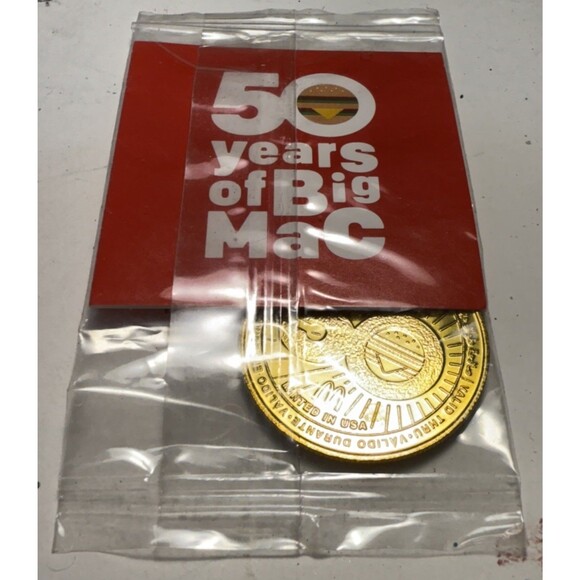 McDonalds 50 Years Of Big Mac Collectors Limited Edition MacCoin! 2008-2018 New - Picture 3 of 5